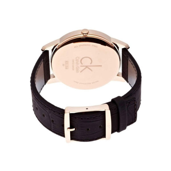  Shop Authentic Calvin Klein City Chronograph Brown Dial Brown Leather Strap Watch for Men - K2G2G6G3 - Luxxuri