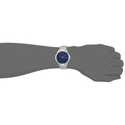  Shop Authentic Calvin Klein Minimal Blue Dial Silver Mesh Bracelet Watch for Men - K3M2112N - Luxxuri