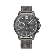  Shop Authentic Tommy Hilfiger London Chronograph Grey Dial Grey Mesh Bracelet Watch for Men - 1791530 - Luxxuri