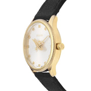  Shop Authentic Gucci G Timeless Quartz Silver Dial Black Leather Strap Watch For Women - YA1265023 - Luxxuri