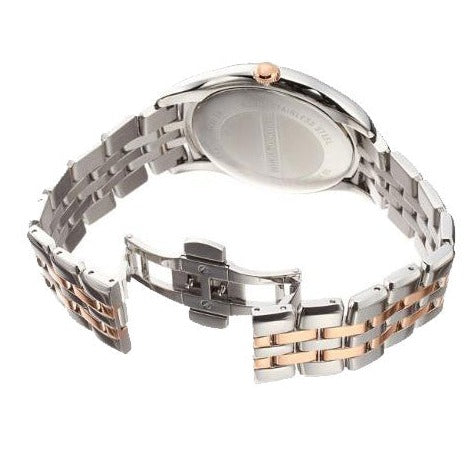  Shop Authentic Emporio Armani Classic Quartz Silver Dial Two Tone Steel Strap Watch For Men - AR1824 - Luxxuri