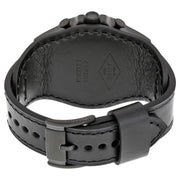  Shop Authentic Fossil Nate Chronograph Black Dial Black Leather Strap Watch for Men - JR1510 - Luxxuri