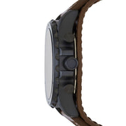  Shop Authentic Fossil Nate Chronograph Brown Dial Brown Leather Strap Watch for Men - JR1511 - Luxxuri