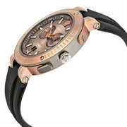  Shop Authentic Versace V Extreme Chronograph Brown Tone Dial Black Rubber Strap Watch for Men - VCN030017 - Luxxuri