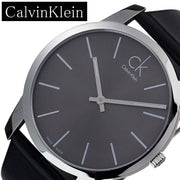  Shop Authentic Calvin Klein City Grey Dial Black Leather Strap Watch For Men - K2G21107 - Luxxuri