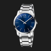  Shop Authentic Calvin Klein City Blue Dial Silver Steel Strap Watch for Men - K2G2114N - Luxxuri