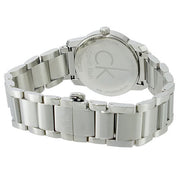  Shop Authentic Calvin Klein City Silver Dial Silver Steel Strap Watch for Women - K2G23126 - Luxxuri
