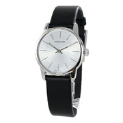  Shop Authentic Calvin Klein City Silver Dial Black Leather Strap Watch For Women - K2G231C6 - Luxxuri