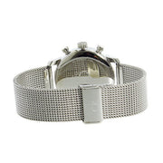  Shop Authentic Calvin Klein City Chronograph White Dial Silver Mesh Bracelet Watch for Men - K2G27126 - Luxxuri