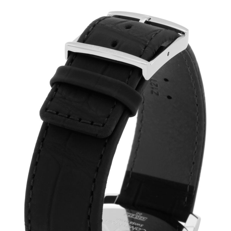  Shop Authentic Calvin Klein City Chronograph Silver Dial Black Leather Strap Watch for Men - K2G271C6 - Luxxuri
