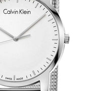  Shop Authentic Calvin Klein City Chronograph White Dial Silver Mesh Bracelet Watch for Men - K2G2G126 - Luxxuri