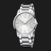  Shop Authentic Calvin Klein City Silver Dial Silver Steel Strap Watch for Men - K2G2G146 - Luxxuri