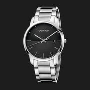  Shop Authentic Calvin Klein City Black Dial Silver Steel Strap Watch for Men - K2G2G14C - Luxxuri