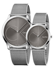  Shop Authentic Calvin Klein Minimal Black Dial Silver Mesh Bracelet Watch for Men - K3M21123 - Luxxuri