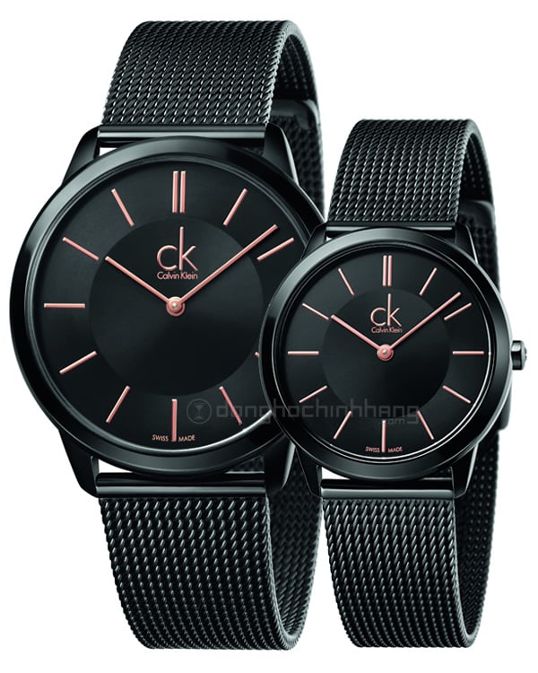  Shop Authentic Calvin Klein Minimal Black Dial Black Mesh Bracelet Watch for Men - K3M21421 - Luxxuri