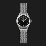  Shop Authentic Calvin Klein Minimal Black Dial Silver Mesh Bracelet Watch for Women - K3M53151 - Luxxuri