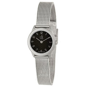  Shop Authentic Calvin Klein Minimal Black Dial Silver Mesh Bracelet Watch for Women - K3M53151 - Luxxuri