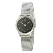  Shop Authentic Calvin Klein Minimal Grey Dial Silver Mesh Bracelet Watch for Women - K3M53154 - Luxxuri