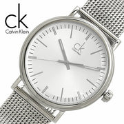  Shop Authentic Calvin Klein Surround Silver Dial Silver Mesh Bracelet Watch for Men - K3W21126 - Luxxuri