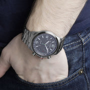  Shop Authentic Gucci G Timeless Chronograph Grey Dial Silver Steel Strap Watch For Men -  YA126238 - Luxxuri