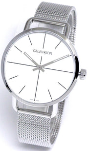  Shop Authentic Calvin Klein Even Quartz White Dial Silver Steel Strap Watch for Women - K7B21126 - Luxxuri