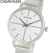  Shop Authentic Calvin Klein Even White Dial Silver Mesh Bracelet Watch for Women - K7B23126 - Luxxuri