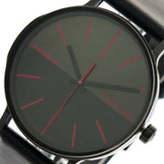  Shop Authentic Calvin Klein Boost Black Dial Black Leather Strap Watch for Men - K7Y214CY - Luxxuri
