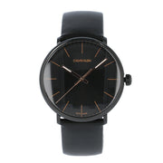  Shop Authentic Calvin Klein High Noon Quartz Black Dial Black Leather Strap Watch for Men - K8M214CB - Luxxuri