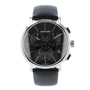  Shop Authentic Calvin Klein Posh Black Dial Black Leather Strap Watch for Men - K8Q371C1 - Luxxuri