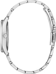  Shop Authentic Guess Solstice Diamonds Silver Dial Silver Steel Strap Watch for Women - GW0403L1 - Luxxuri