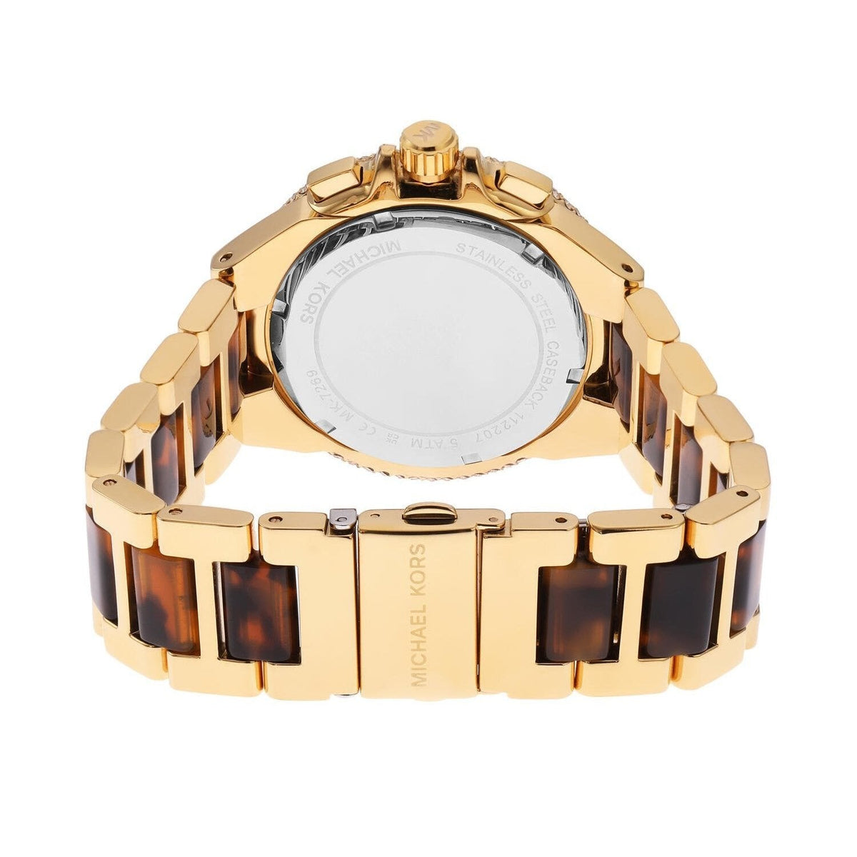  Shop Authentic Michael Kors Camille Chronograph Brown Dial Two Tone Steel Strap Watch For Women - MK7269 - Luxxuri