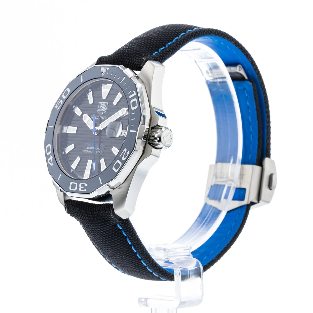  Shop Authentic Tag Heuer Aquaracer Blue Dial Watch for Men - WAY211B.FC6363 - Luxxuri