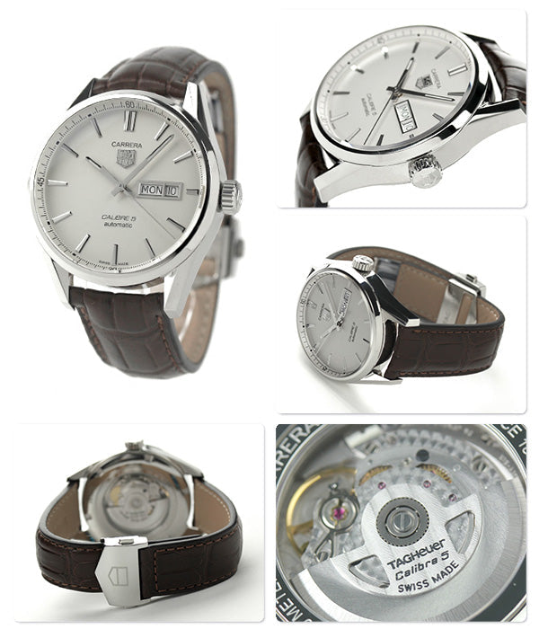  Shop Authentic Tag Heuer Carrera Silver Dial Watch for Men - WAR201B.FC6291 - Luxxuri