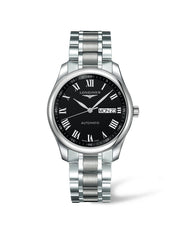  Shop Authentic Longines Master Collection Automatic Day Date Black Dial Silver Steel Strap Watch for Men - L2.755.4.51.6 - Luxxuri