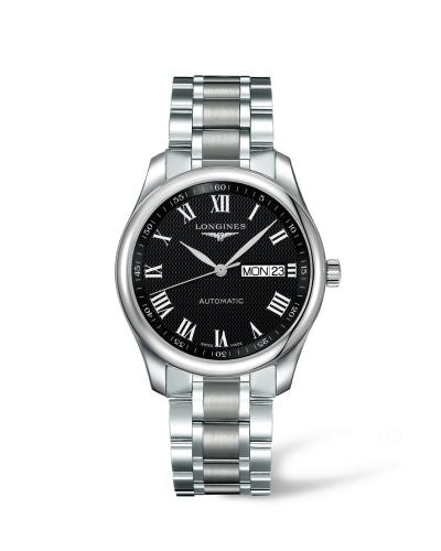  Shop Authentic Longines Master Collection Automatic Day Date Black Dial Silver Steel Strap Watch for Men - L2.755.4.51.6 - Luxxuri