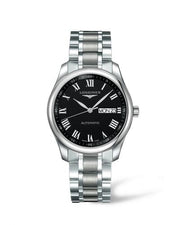  Shop Authentic Longines Master Collection Automatic Day Date Black Dial Silver Steel Strap Watch for Men - L2.755.4.51.6 - Luxxuri
