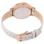  Shop Authentic Fossil Jacqueline Mother of Pearl Dial Grey Leather Strap Watch for Women - ES4672 - Luxxuri