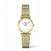  Shop Authentic Longines La Grande Classique White Dial Two Tone Mesh Bracelet Watch for Women - L4.209.2.12.7 - Luxxuri