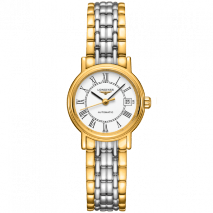  Shop Authentic Longines Presence 25.5mm Automatic White Dial Two Tone Steel Strap Watch for Women - L4.321.2.11.7 - Luxxuri