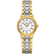  Shop Authentic Longines Presence 25.5mm Automatic White Dial Two Tone Steel Strap Watch for Women - L4.321.2.11.7 - Luxxuri