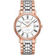  Shop Authentic Longines Presence 38.5mm Automatic White Dial Two Tone Steel Strap Watch for Men - L4.921.1.11.7 - Luxxuri