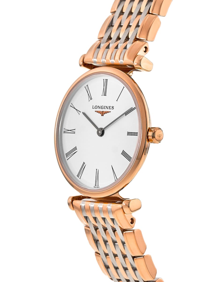  Shop Authentic Longines La Grande Classique De Longines White Dial Two Tone Mesh Bracelet Watch for Women - L4.209.1.91.7 - Luxxuri