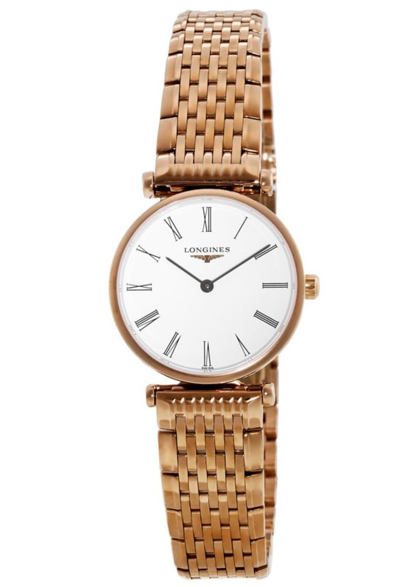  Shop Authentic Longines La Grande Classique White Dial Rose Gold Mesh Bracelet Watch for Women - L4.209.1.91.8 - Luxxuri