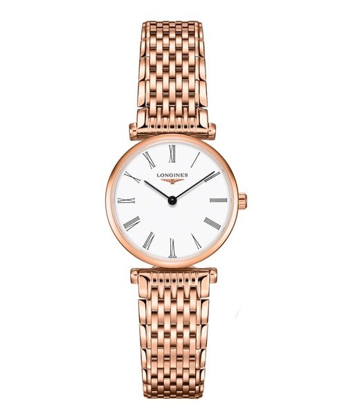  Shop Authentic Longines La Grande Classique White Dial Rose Gold Mesh Bracelet Watch for Women - L4.209.1.91.8 - Luxxuri