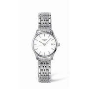  Shop Authentic Longines Lyre Classico 25mm White Dial Silver Stainless Steel Watch for Women - L4.259.4.12.6 - Luxxuri