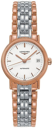  Shop Authentic Longines Presence 30mm Automatic Two Tone Watch for Women - L4.321.1.12.7 - Luxxuri