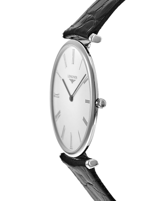  Shop Authentic Longines La Grande Classique De Longines White Dial Black Leather Strap Watch for Women - L4.755.4.11.2 - Luxxuri