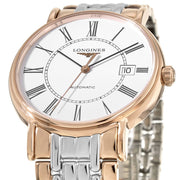  Shop Authentic Longines Presence 38.5mm Automatic White Dial Two Tone Steel Strap Watch for Men - L4.921.1.11.7 - Luxxuri