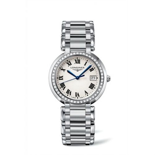  Shop Authentic Longines PrimaLuna 26.5mm Automatic Stainless Steel Watch for Women - L8.111.0.71.6 - Luxxuri
