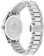  Shop Authentic Gucci G Timeless Silver Dial Silver Steel Strap Watch For Women - YA1264076 - Luxxuri